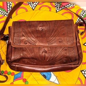 Leather Embossed Purse